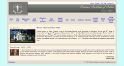Desktop Screenshot of pasteurinstituteindia.com