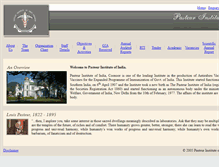 Tablet Screenshot of pasteurinstituteindia.com